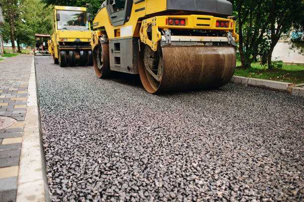 Residential Paver Driveway in Pinehurst, MA